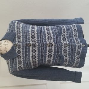 100% wool CHEROKEE WOMEN'S CARDIGAN SIZE M